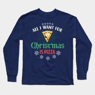 Pizza christmas gift for mom, dad, nana, grandpa, niece, son, daughter Long Sleeve T-Shirt